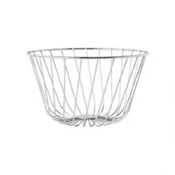 A Tempo, Fruttiera in filo acciaio - Alessi