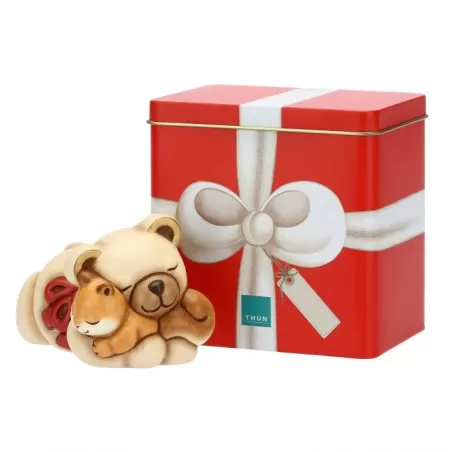 Teddy abbraccio con latta piccolo - Thun