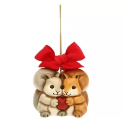 Addobbo scoiattoli con cuore maxi - Thun