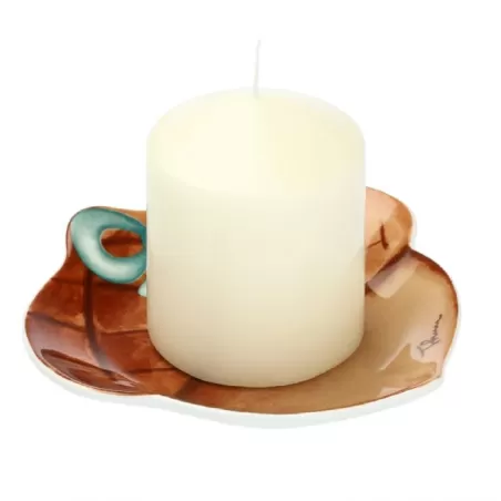 CANDELA CON PIATTINO PRELUDIO D'INVERNO - Thun