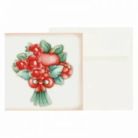 Biglietto chiudipacco Frutti rossi - Thun