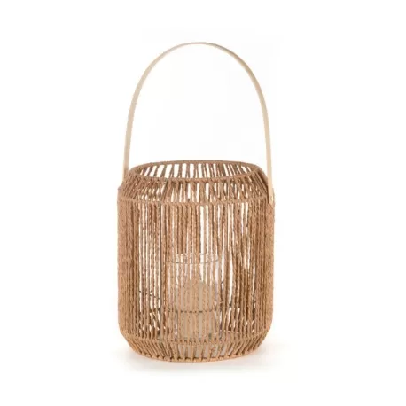 Lanterna cilindro grande Cm. 28,5x34 h. - L'oca Nera