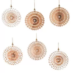 Origami danzanti, Decorazioni rosone bianco/oro - L'oca Nera