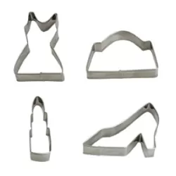 Tagliabiscotti fashion 4 pezzi da cm. 7 a 8x2 h.