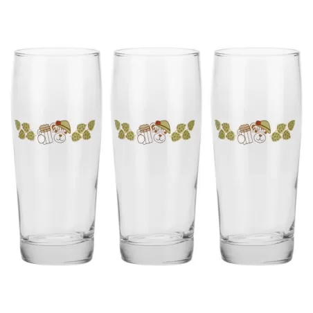 Set 6 bicchieri in vetro per birra bionda Country - Thun