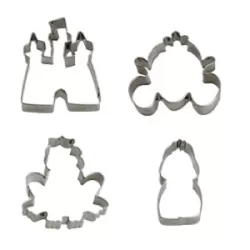 Tagliabiscotti principessa 4 pezzi da cm. 6,5 a 8x2 h.