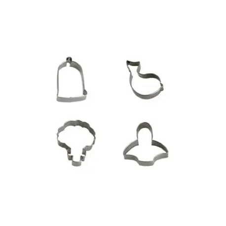 Tagliabiscotti primavera 4 pezzi da cm. 6,5 a 8x2 h.