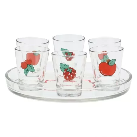 Set bicchierini vetro Frutti rossi - Thun
