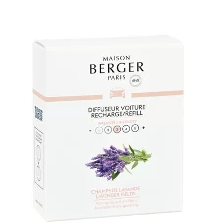 Ricarica in ceramica per Auto Champs de Lavande / Campi di Lavanda - Lampe Berger