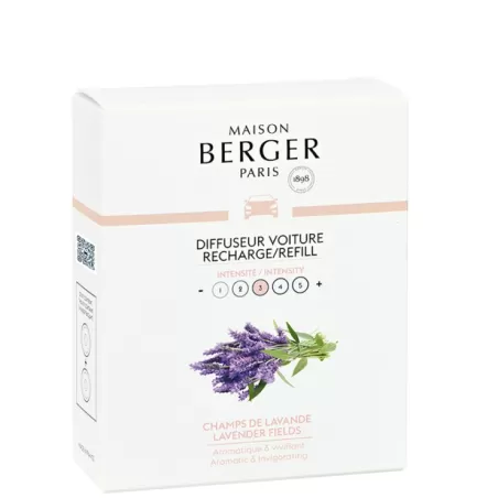 Ricarica in ceramica per Auto Champs de Lavande / Campi di Lavanda - Lampe Berger