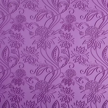 Tappetino silicone decoro Floreale - Pavoni