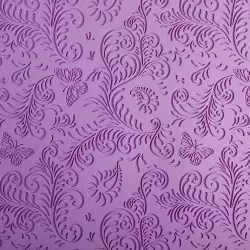 Tappetino silicone decoro Farfalle - Pavoni