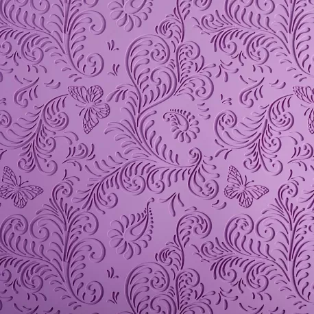 Tappetino silicone decoro Farfalle - Pavoni