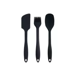Set in silicone spatola, pennello e cucchiaio  - Pavoni