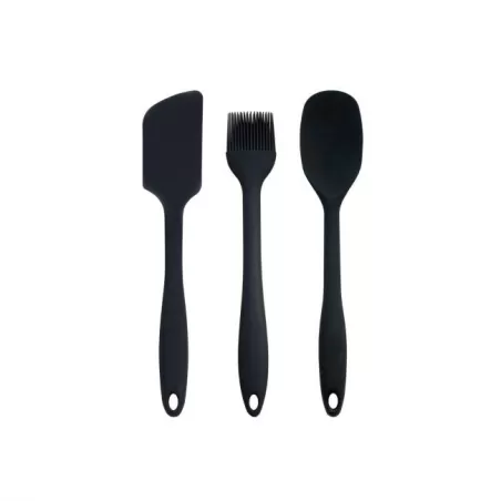 Set in silicone spatola, pennello e cucchiaio  - Pavoni