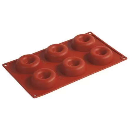 Stampo in silicone 6 porzioni Savarin - Pavoni