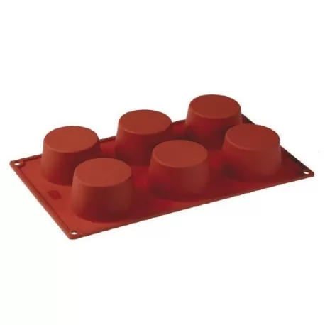 Stampo in silicone 6 porzioni CupCake - Pavoni
