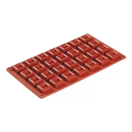 Stampo in silicone 28 porzioni Quadrato - Pavoni