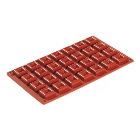 Stampo in silicone 28 porzioni Quadrato - Pavoni