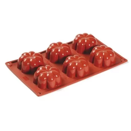 Stampo in silicone 6 porzioni Charlotte - Pavoni