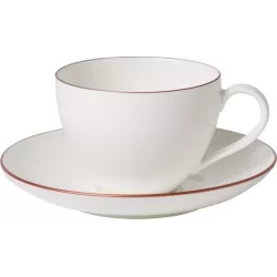 Anmut Rosewood Tazza caffe con piatto 2 pezzi - Villeroy & Boch