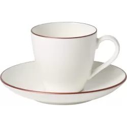 Anmut Rosewood Tazza espresso con piatto 2 pezzi - Villeroy & Boch