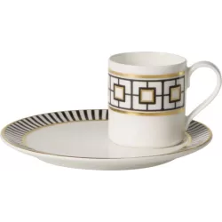 MetroChic Tazza espresso con piatto 2 pezzi - Villeroy & Boch