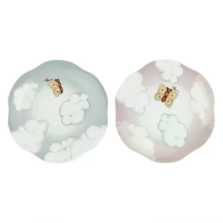 Set 2 piattini Pioggia di colori - Thun