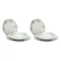 Set 6 piatti Pioggia di colori - Thun