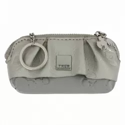 Portachiavi in ecopelle con zip Pioggia di colori - Thun