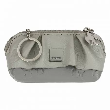 Portachiavi in ecopelle con zip Pioggia di colori - Thun