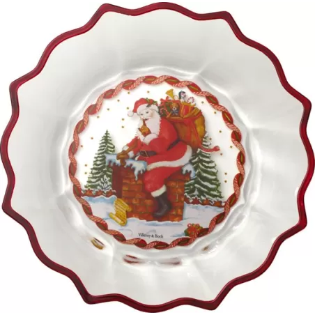 Christmas Glass Accessories Ciotola, Babbo Nataleale tetto - Villeroy & Boch