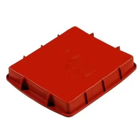Tortiera rettangolare silicone Cm. 28x24x4 h. - Pavoni