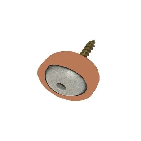 Piedino molleggiato antirumore Mm. 36, Marrone - Genius