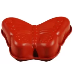Tortiera farfalla silicone cm. 29x21x6 h.