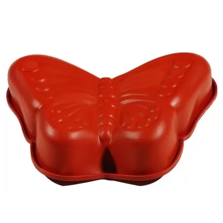Tortiera farfalla silicone cm. 29x21x6 h.