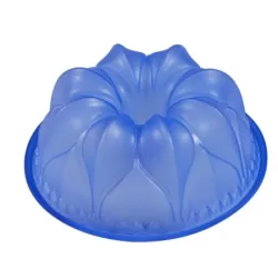 Tortiera ciambella fantasia silicone Ø cm. 23x9,5 h.