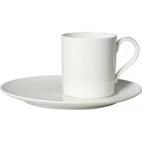MetroChic blan Tazza caffe con piatto 2 pezzi - Villeroy & Boch