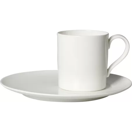 MetroChic blan Tazza caffe con piatto 2 pezzi - Villeroy & Boch