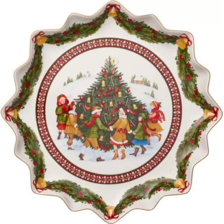 Toy's Fantasy Piatto dolci fondo danza attorno all'albero - Villeroy & Boch