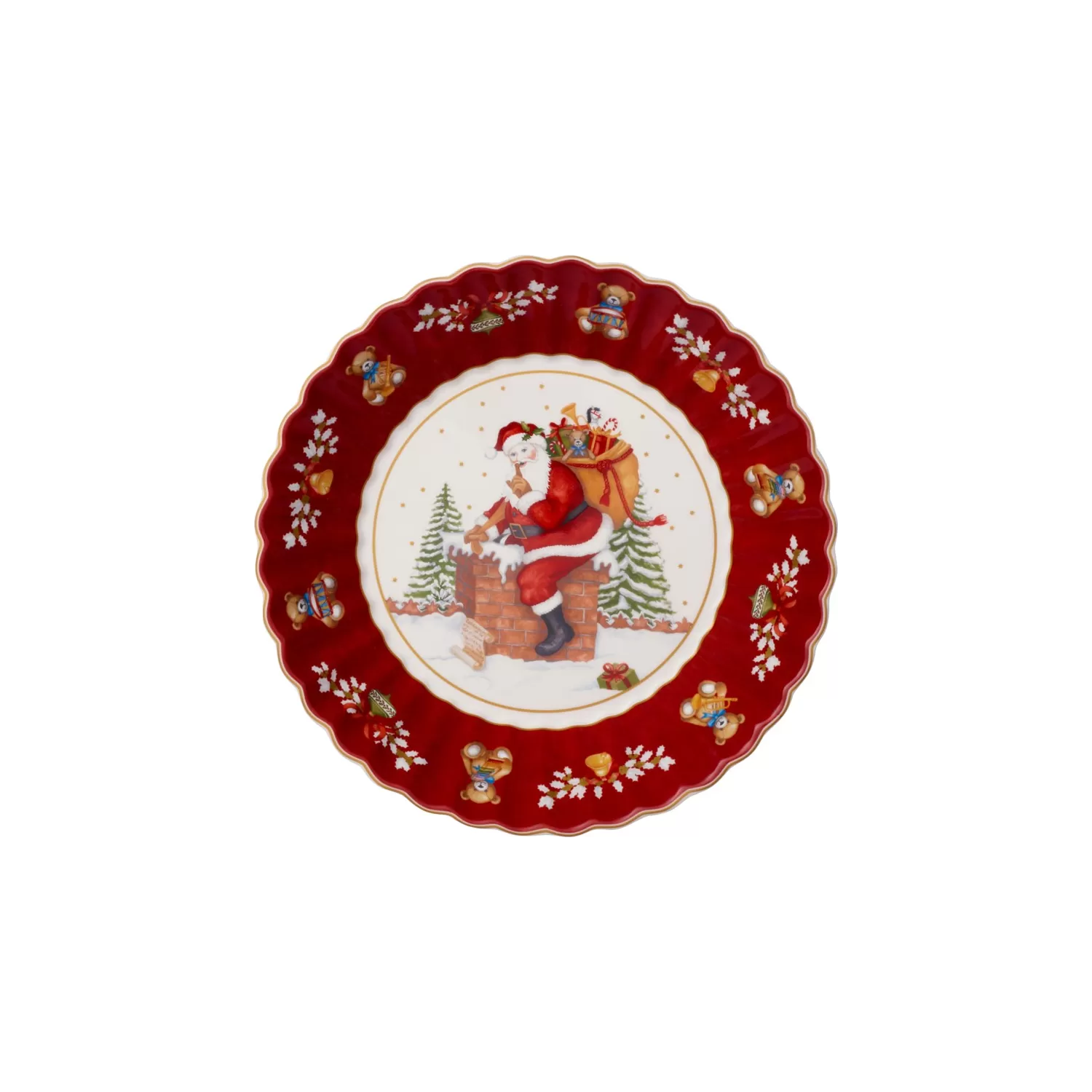 Piatti Villeroy E Boch Natale.Toy S Fantasy Ciotola Grande Babbo Natale Tetto Villeroy Boch