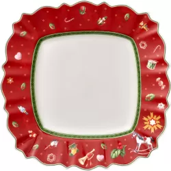 Toy's Delight Piatto piano quadr, rosso - Villeroy & Boch