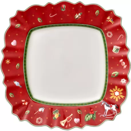 Toy's Delight Piatto piano quadr, rosso - Villeroy & Boch