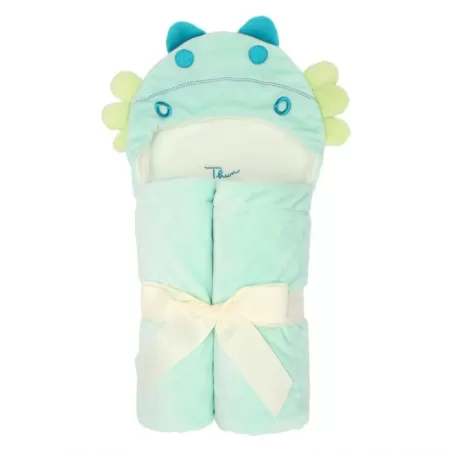 Telo bagnetto bimbo con cappuccio draghetto - Thun