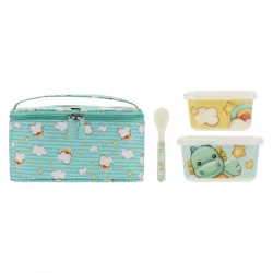 Set pappa all'aperto bimbo draghetto borsa termica, 2 contenitori e cucchiaino - Thun 2