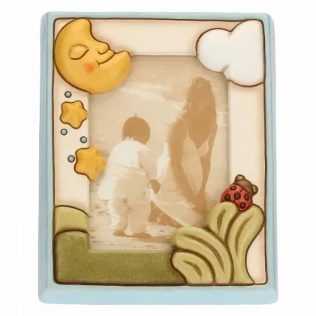 Portafoto medio 16x20 cm lui con luna - Thun