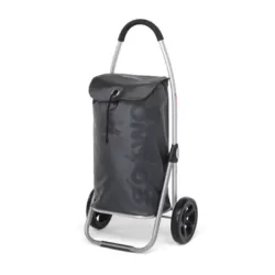 Carrello porta spesa Go two, Nero - Foppapedretti