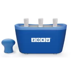 Zoku 3 quick pop maker per ghiaccioli immediati blu - Zoku