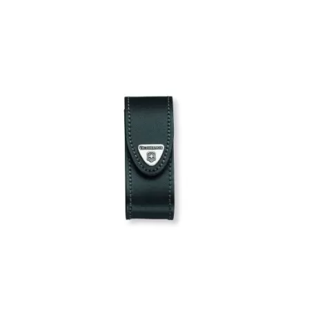 Astuccio pelle nera multiuso 91Mm 2-4 - Victorinox