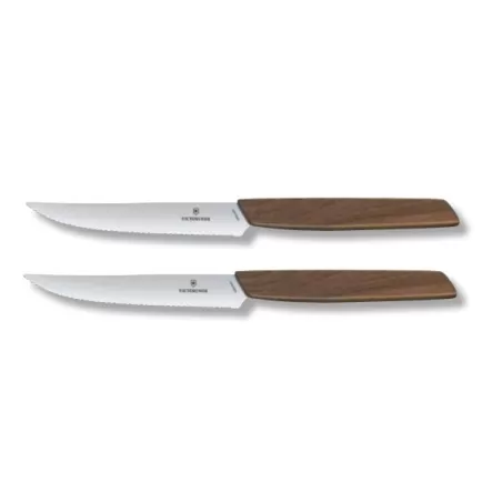 Swiss modern coltello bistecca lama ondulata Set 2Pz - Victorinox